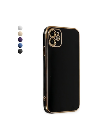 Apple Uyumlu iPhone 12 Kılıf Luxury Seri Kamera Korumalı Silikon Kapak
