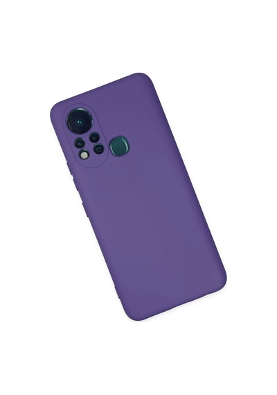 Cosmotex Newface İnfinix Hot 11s Kılıf Nano İçi Kadife Silikon - Mor