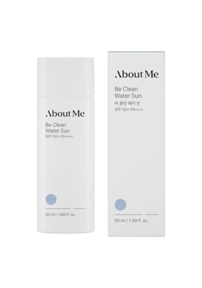 About Me Be Clean Water Sun Spf50+ Pa++++ Uv Koruyucu Su Bazlı Nemlendirici Güneş Kremi 50 Ml