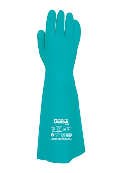 Juba 811c-55.46 Desteksiz Kimyasal Eldiven Siyah