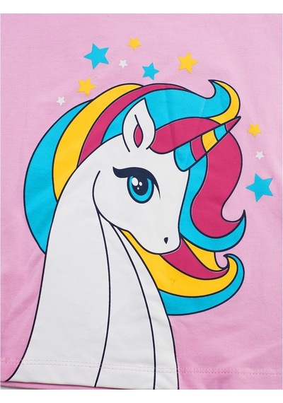 Denokids Rainbow Star Kız Tunik Takım Çok Renkli Denokids Rainbow Star Kız Tunik Takım Çok Renkli