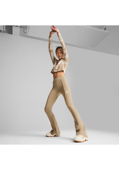 Puma Classıcs Kadın Bol Paça Tayt 626624 67 Bej