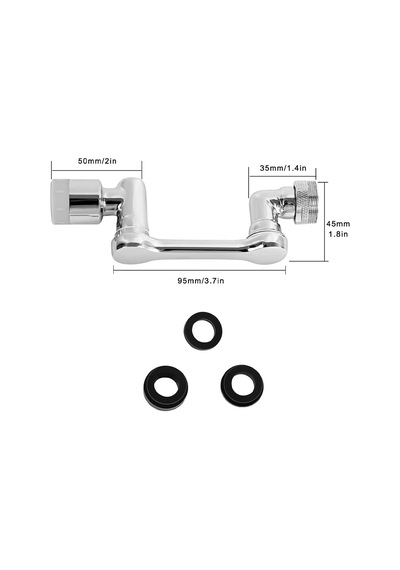 Sunup Sn-20341 1080 Derece Dönebilen Musluk-duş Başlığı Çok Renkli