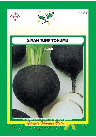 Siyah Turp Tohumu 10 GR 3000 Adet Kara Turp Tohumu
