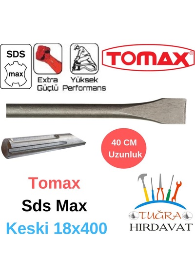 Tomax Sds Max Büyük Kırıcı Keski 18x400