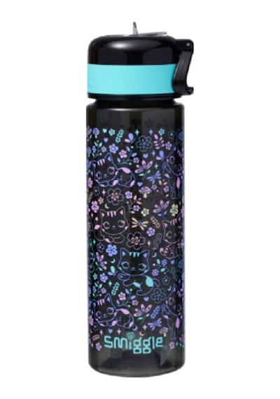Smiggle Eclipse Plastik İçecek Şişesi Suluk 650 Ml Siyah
