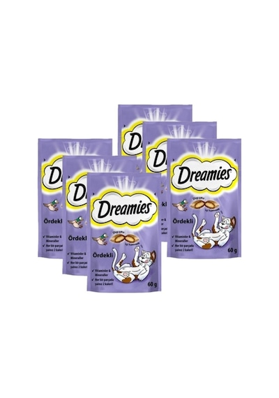 Dreamis Ördekli Kedi Ödül Maması 60 Gr X 6 Adet
