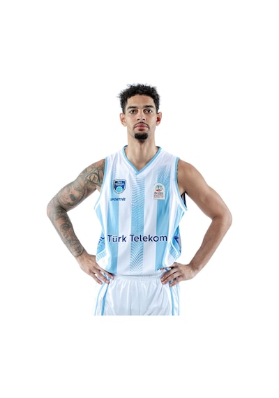 Sportive Türk Telekom Erkek Beyaz Basketbol Forması 20251002001-byz Beyaz