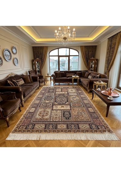 Minyatür 200 X 300 İran İpek Halı Gri