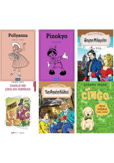 Parıltı Yayınları Pollyanna Pinokyo Ve Şermin Yaşar Cingo Yaz Boyu Okuma Seti
