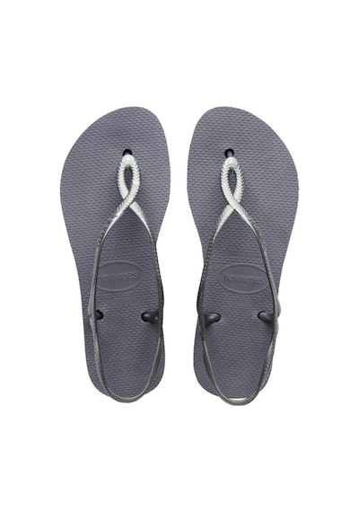 Havaianas Luna Flatform Grey Steel Kadın Terlik 4148600-5178-2179 Gümüş