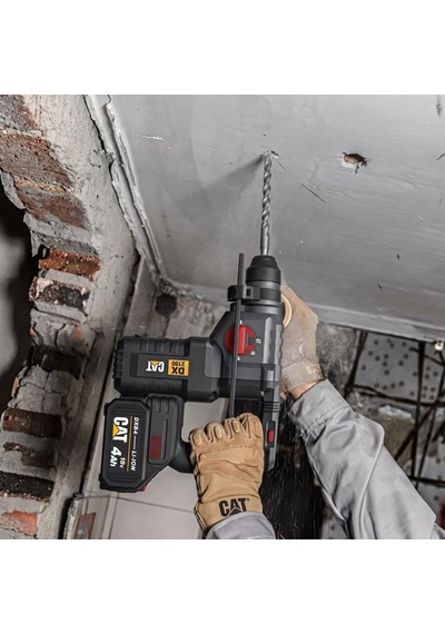 Cat Dx2150 18volt/4.0ah 2.8j Li-ion Çift Akülü Kömürsüz Profesyonel Sds-plus Kırıcı/delici