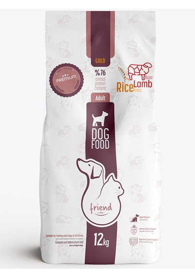 Friend Pet Gold Kuzulu Yetişkin Köpek Maması 12 KG