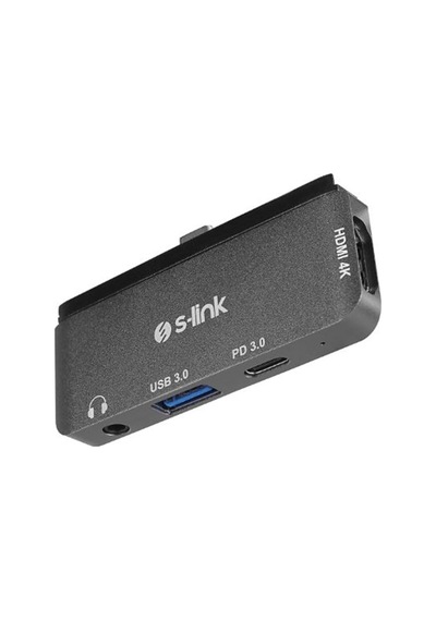 S-link Swv-usbc035 Type-c To Hdmı + Pd + Usb 3.0 3.5mm Aux Port Çevirici Adaptör