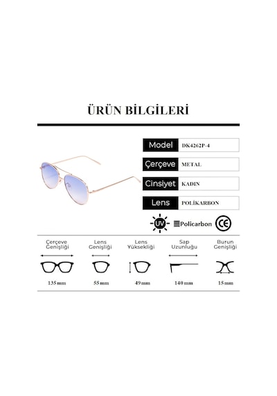 Daniel Klein Dk4262P-4 Damla Model Kadın Güneş Gözlüğü