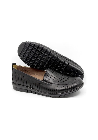 Zerhan 400 Kadın Siyah Günlük Kullanım Comfort Ayakkabı Siyah