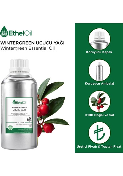 Etheloil Wintergreen Uçucu Yağı 500 G