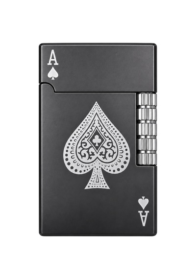 Hunter Soft Flame Siyah Ace Design Metal Çakmak Ack041