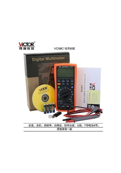 Vıctor 98c+ Akıllı Dijital Multimetre 4-1/2 Hane Usb & 2.4g Kablosuz Veri Aktarım Fonksiyonlu