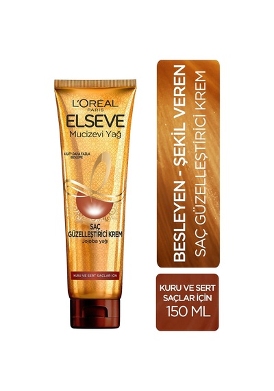 L'Oreal Paris Elseve Mucizevi Yağ Saç Güzelleştirici Krem 150 ML