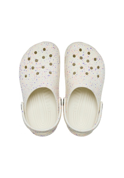Crocs Classic Glow Paint Splatter Clog Çocuk Bej Günlük Stil Terlik 212495 2mt