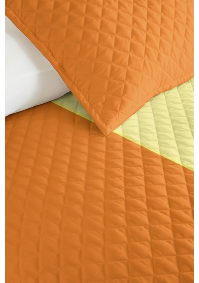 Geometrik Mavi Genç Odası Tek Kişilik Pike Takımı-hardal Sarı Modern 160x220cm Kapitone Yatak Örtüsü Dumanlı Taş Gölgesi