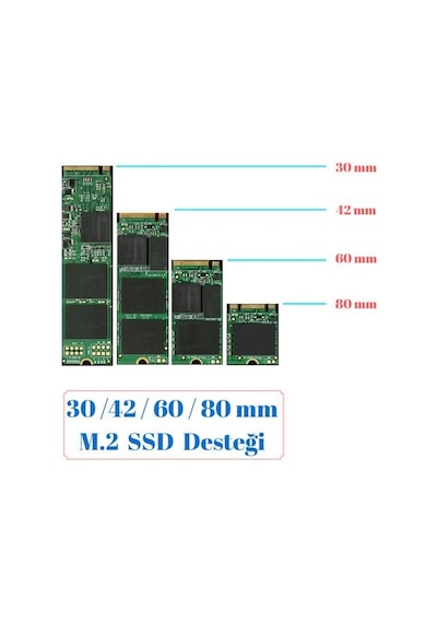 Pci-e Pci Express 3.0 Kartı X4 To Nvme M.2 Ssd Ve Ngff Ssd M Key Pcie 4446