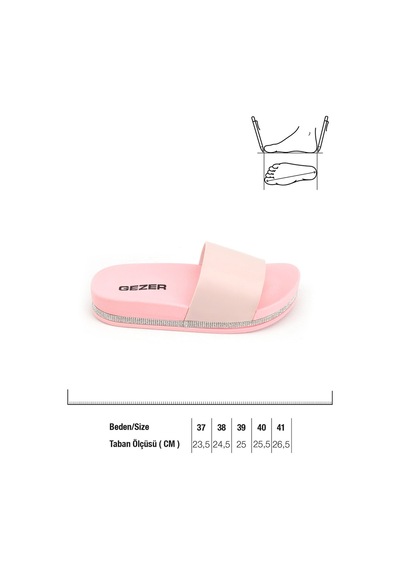 Gezer Yazlık Kadın Terlik Gt1yze.11547.15.020.g64 Pembe