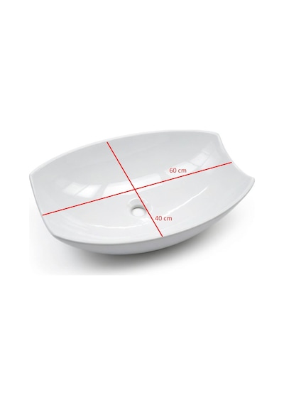 Bien - Harmony 60 Cm Kesik Gövde Tezgah Üstü Lavabo - 11lg06001l00010 Beyaz