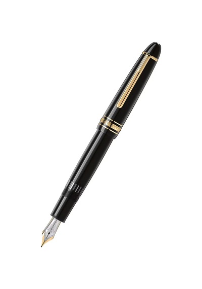 Montblanc Meisterstück Altın Kaplama Dolma Kalem 132458 Siyah