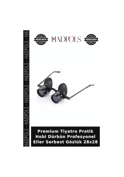 Premium Tiyatro Pratik Hobi Dürbün Profesyonel Eller Serbest Gözlük 28x28