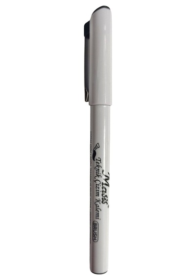 Teknik Çizim Kalemi Fırça Uç B Brush Siyah