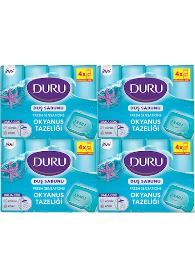 Duru Fresh Duş Sabunu Okyanus Esintisi 4 x 150 G