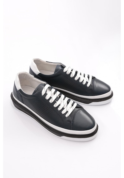 Dgn 9830 Erkek Düz Taban Bağcikli Sneaker Ayakkabi 9830-2505-R9406 Beyaz - Lacivert Dgn 9830 Erkek Düz Taban Bağcikli Sneaker Ayakkabi 9830-2505-R9406 Beyaz - Lacivert