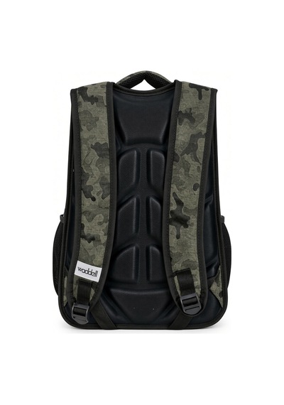 Komando Sırt Çantası Yeşil Kamuflaj 3 Gözlü Kamp Ve Outdoor 46x32x18 Cm Çok Renkli