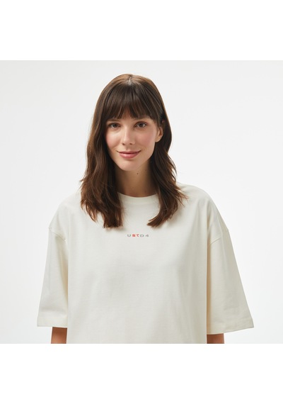 Unıted4 Kadın Krem T-shirtmınoka