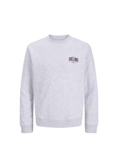 Jack & Jones Jack&jones 12298492 Jjaero Sweat Crew Neck Whıte Erkek Sweatshirt BEYAZ