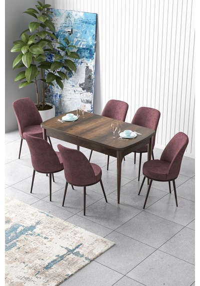 Canisa Concept Zen Serisi 80x132 Mdf Açılabilir Barok Ahşap Desen Masa Takımı Ve 6 Gül Kurusu Sandalye Barok Masa Sandalyeler Gülkurusu Canisa Concept Zen Serisi 80x132 Mdf Açılabilir Barok Ahşap Desen Masa Takımı Ve 6 Gül Kurusu Sandalye Barok Masa Sandalyeler Gülkurusu