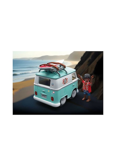 Playmobil X Volkswagen T1 Camper Mt 71857 Çok Renkli