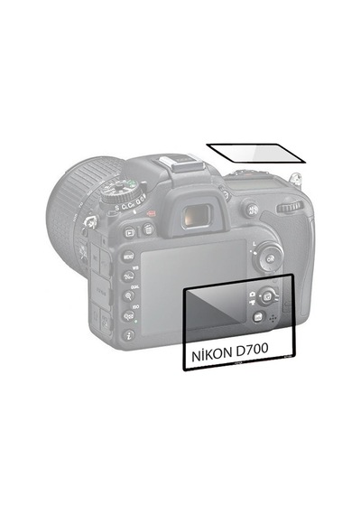 Fotga Lcd Ekran Koruyucu Nikon D700 İçin Siyah