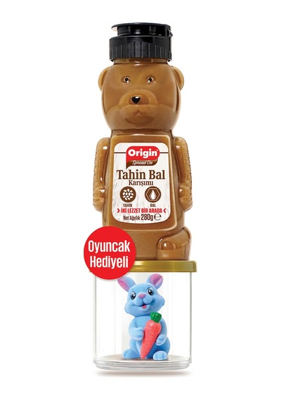 5 Adet Origin Ayıcık Tahin Bal Karışımı Oyuncak Hediyeli 280 G