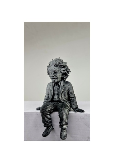 Oturan Albert Einstein Figür 10 Cm