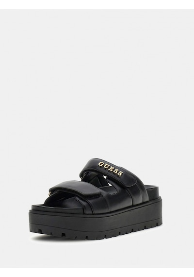 Guess Faxon Kadın Siyah Sandalet Fljfaxele03-black Siyah