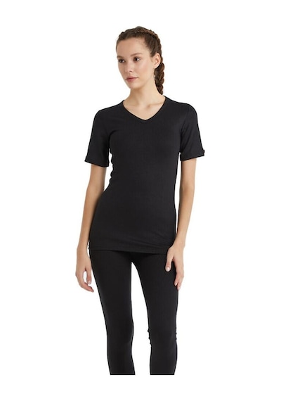 Blackspade V Yaka Kısa Kol Siyah Unisex Termal İçlik C3t6n2o1 001