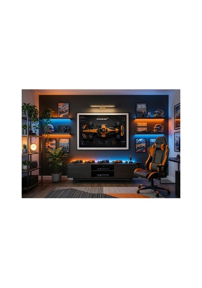 Mclaren Mcl38 Formula 1 Özel Tasarım Çerçeveli Poster