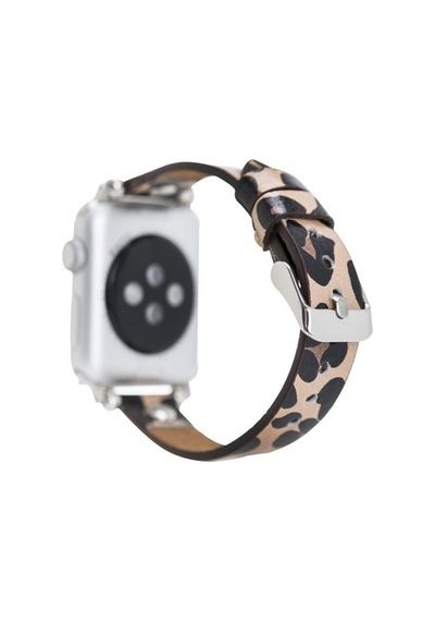 Bouletta Apple Watch Uyumlu Deri Kordon 42-44-45Mm St Leopar Ne