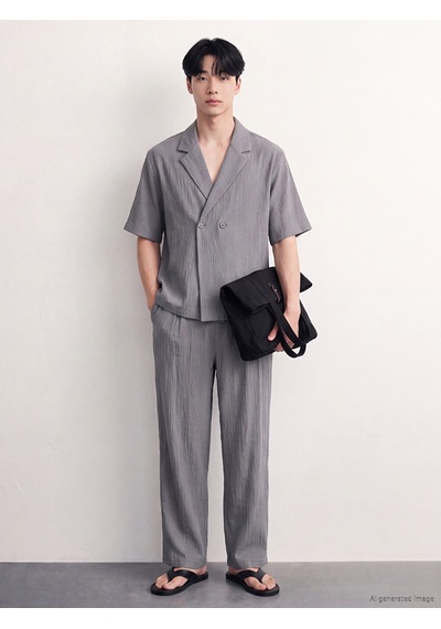 Lcw Vision Gri Loose Fit Erkek Gömlek