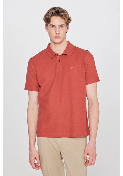 Wrangler Erkek Regular Fit Polo T-shirt Kiremit
