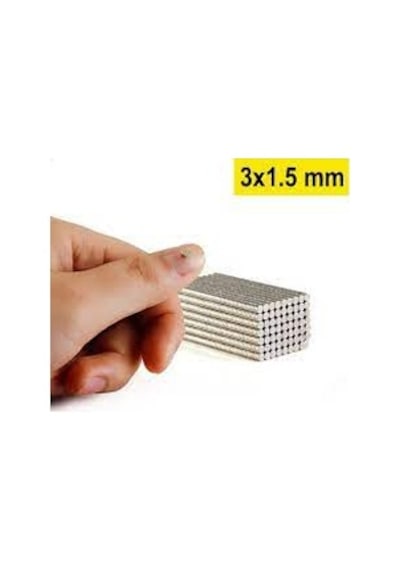 Neodyum Mıknatıs 3x1,5 Mm 10 Adet