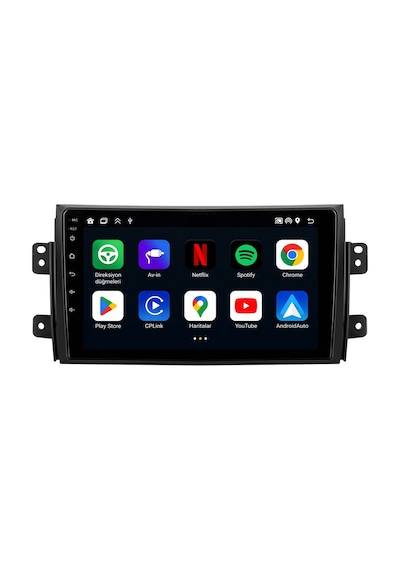 Suzuki Sx4 2008-2013 Android Multimedya Carplay Android Auto Navigasyon Kameralı 4gb Ram 64gb 9"